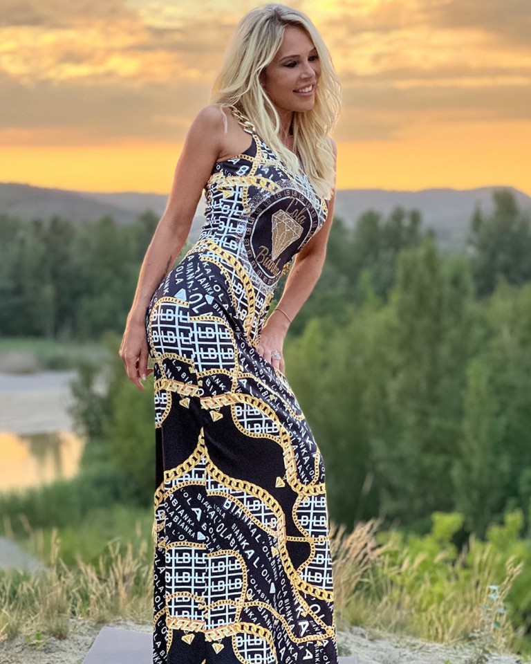 Lola Bianka Back maxi ruha