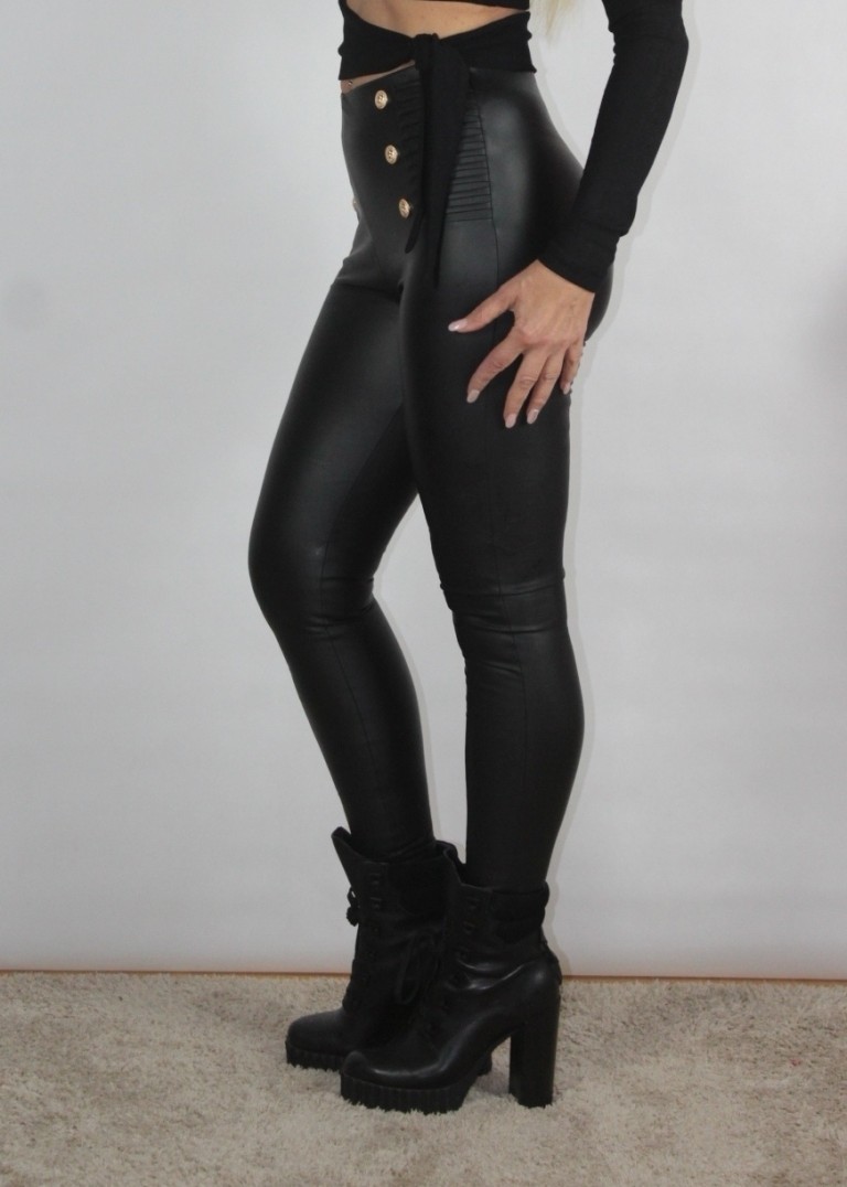 Bőrhatású elasztikus nadrág